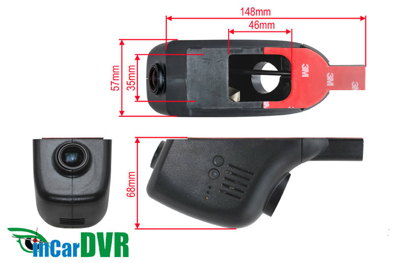 InCar DVR záznamová kamera Hyundai, Kia, Toyota