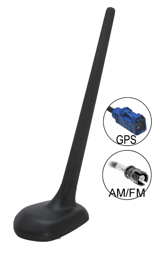AM/FM+GPS strešná anténa so zosilovačom SEAT / ŠKODA / VW - RAKU konektor