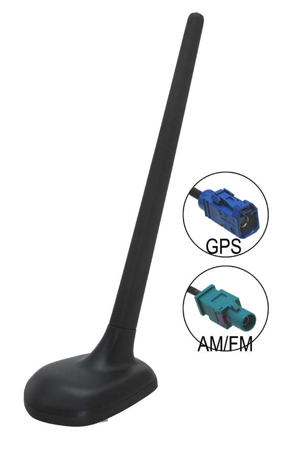 AM/FM+GPS strešná anténa so zosilovačom SEAT / ŠKODA / VW - Fakra konektor