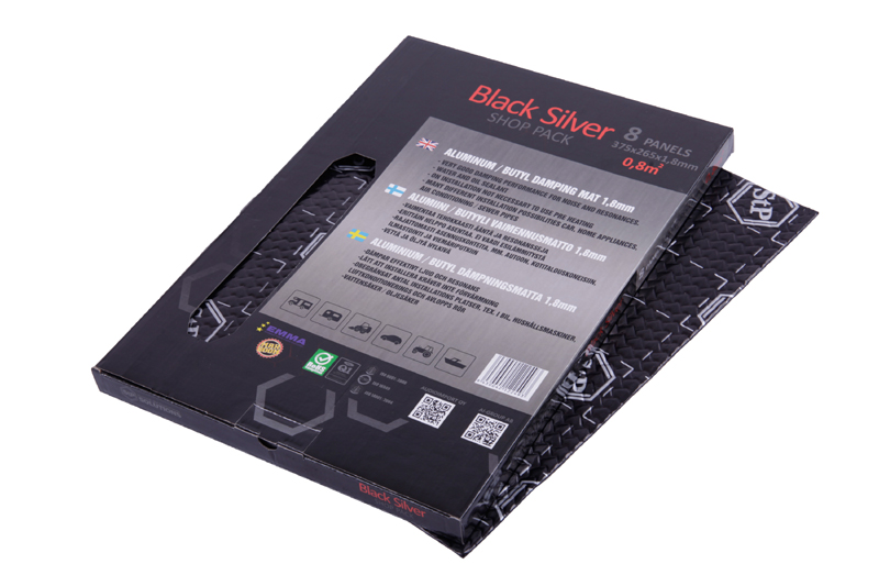 STP Black Silver - antivibraèný a tlmiaci materiál