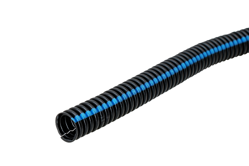 Ohybná hadica 9 mm - modrý pruh