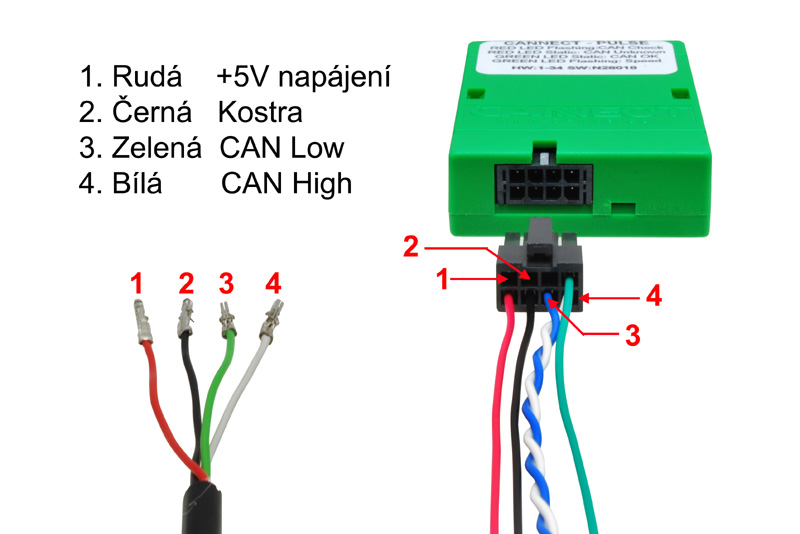 CANM adaptér pre bezdrátové pripojenie CAN Bus zbernice